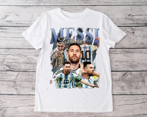 Lionel Messi T-Shirt, Football Player Fan Homage Unisex Shirt, World Cup 2022 Champion Argentina, Messi Miami Shirt