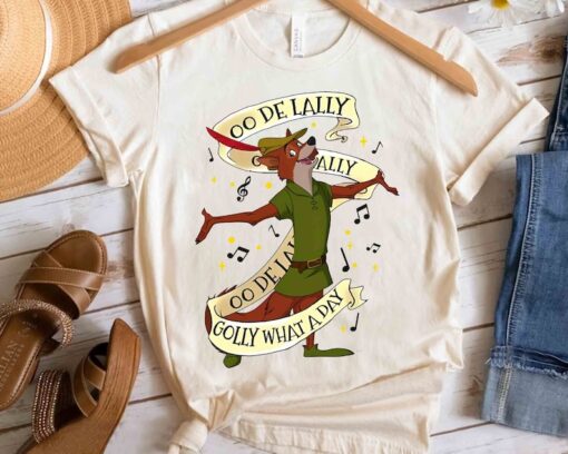 Disney Funny Robin Hood Oo De Lally Portrait Retro Shirt