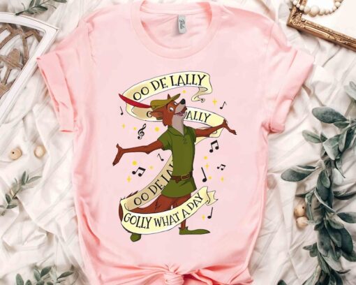 Disney Funny Robin Hood Oo De Lally Portrait Retro Shirt