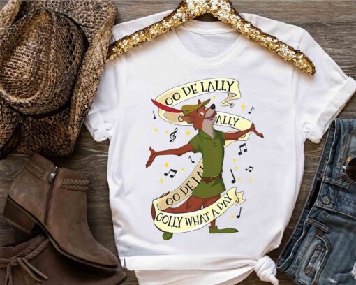 Disney Funny Robin Hood Oo De Lally Portrait Retro Shirt