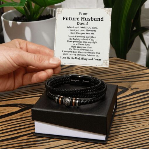 Husband To Be Bracelet Gifts, Future Husband Gift on Fathers Day, Fiance Birthday Gift