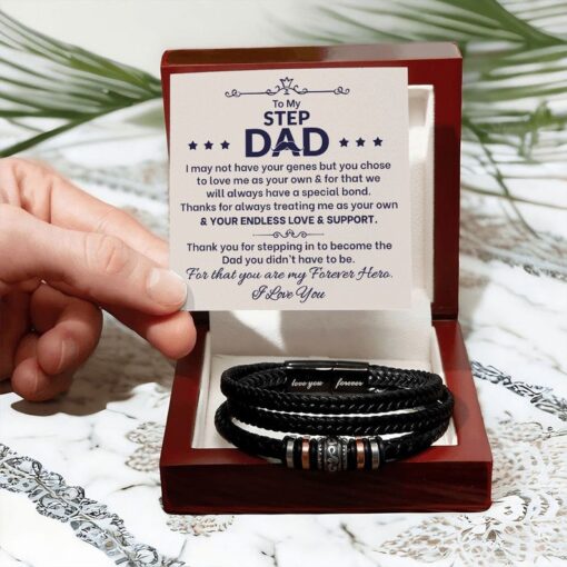 To My Dad Bracelet, Gift for Dad from Daughter Son