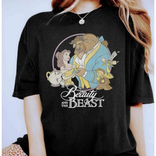 Disney Beauty And The Beast Characters Classic Group Shirt