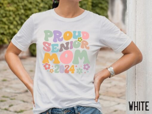 Senior Mom Shirt, Retro Class of 2024 Shirt, Proud Senior Mom Shirt, Senior 2024 Shirt, Graduation 2024, Gift for Mom