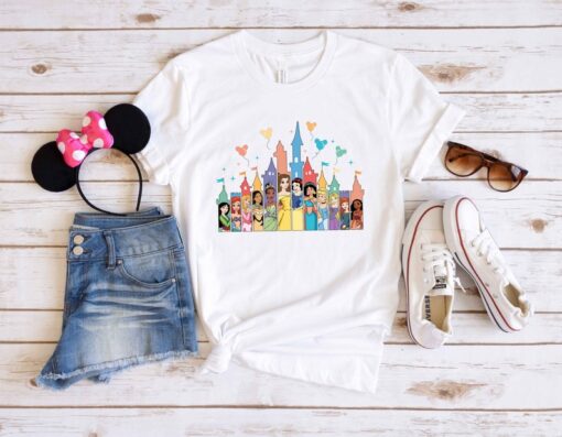 Disney Princesses Castle Shirt, Disney Princess Shirt, Women Disney Vacation Shirt, Princess Shirt