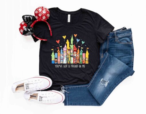 You've Got A Friend In Me Toy Story Disney Castle Shirt, Disney Toy Story Shirt, Toy Story Characters Shirt