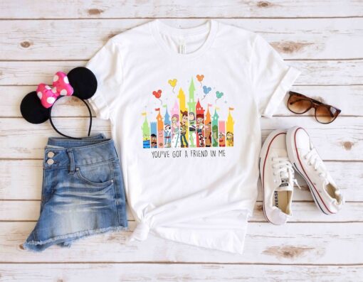 You've Got A Friend In Me Toy Story Disney Castle Shirt, Disney Toy Story Shirt, Toy Story Characters Shirt