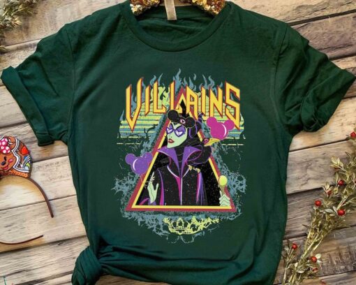 Disney Sleeping Beauty Villains Maleficent Mickey Ears Balloon Shirt