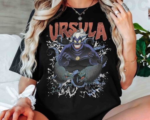 Disney The Little Mermaid Villains Ursula Taking Over Girl Retro Shirt