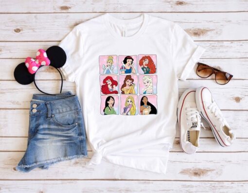 Disney Princesses Shirt, Princess Shirt, Women Disney Shirt, Disney Girls Trip Shirts, Disneyland T-Shirt