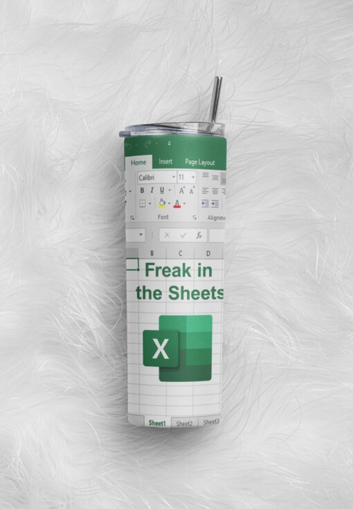 Freak In The Sheets Tumbler Excel Tumbler Accountant Gifts Accountant Tumbler Tax Accountant Gift Working Home Tumblers