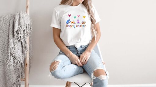 Happy Easter Winnie The Pooh Shirt, Disney Characters Easter Shirt Sweatshirt Hoodie, Gift For Easter Day