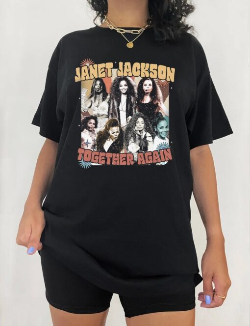 Janet Jackson Shirt, Janet Jackson T-shirts, Vintage Sweatshirt Music, Hip Hop Tee, Fan Merch