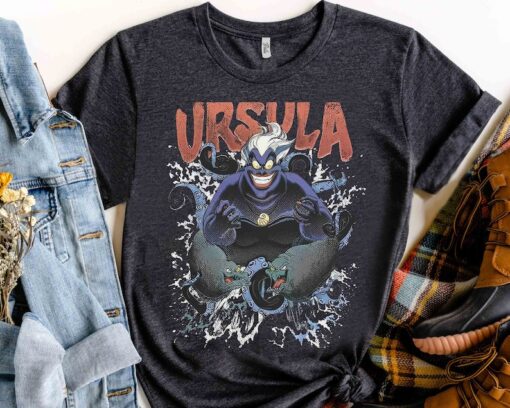 Disney The Little Mermaid Villains Ursula Taking Over Girl Retro Shirt