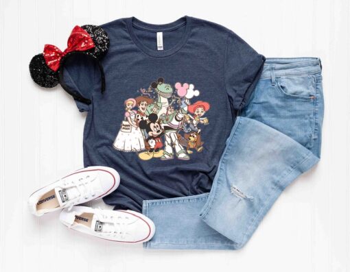 Mickey and Toy Story Characters Shirt, Disney Toy Story Shirt, Toy Story Characters Shirt, Disney Family Trip T-Shirt