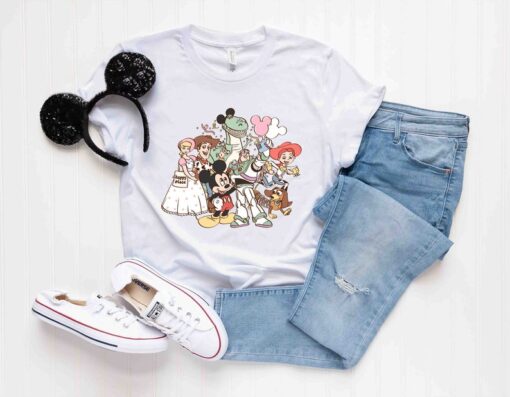 Mickey and Toy Story Characters Shirt, Disney Toy Story Shirt, Toy Story Characters Shirt, Disney Family Trip T-Shirt