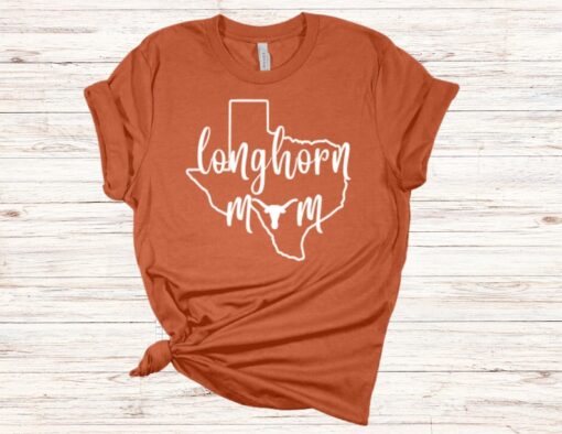 Longhorns mom tee