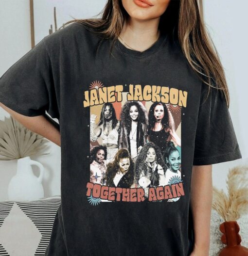 Janet Jackson Shirt, Janet Jackson T-shirts, Vintage Sweatshirt Music, Hip Hop Tee, Fan Merch