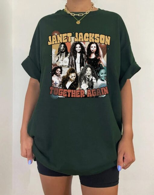 Janet Jackson Shirt, Janet Jackson T-shirts, Vintage Sweatshirt Music, Hip Hop Tee, Fan Merch