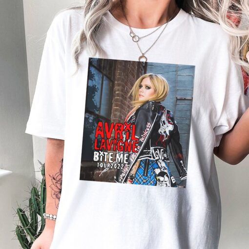 Lavigne Singer Shirt, Pink Avril Lavigne Bootleg Vintage 90s T-Shirt, Ramona Lavigne Shirt, Pop Punk Queen Shirt