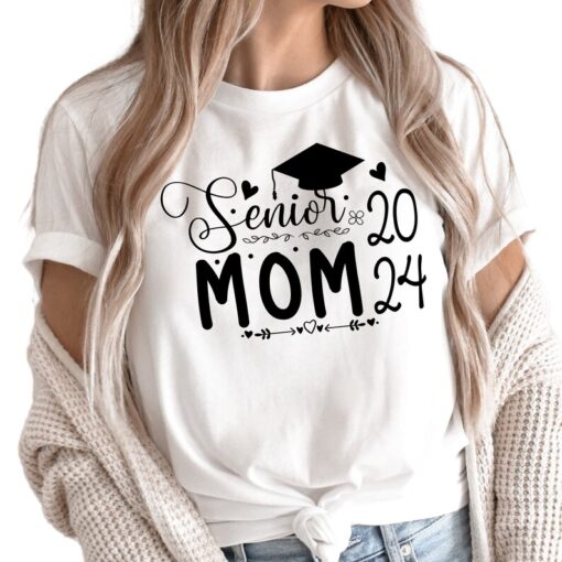 Senior Mom 2024 Shirt, Graduating in 2024 Shirt, Proud Senior Mom 2024 Shirt, Mothers Day Gift