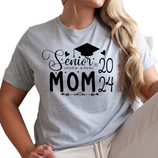 Senior Mom 2024 Shirt, Graduating in 2024 Shirt, Proud Senior Mom 2024 Shirt, Mothers Day Gift