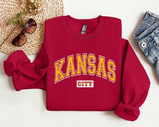 Kansas City Football Shirt, Kansas City Football Sweatshirt, Vintage Kansas City T-Shirt, Kansas City Football T-Shirt