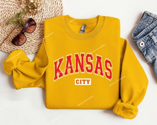 Kansas City Football Shirt, Kansas City Football Sweatshirt, Vintage Kansas City T-Shirt, Kansas City Football T-Shirt