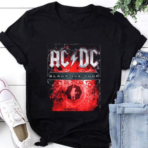 AC/DC Black Ice T-Shirt, ACDC Shirt Fan Gifts, Acdc Graphic Tee, Acdc Vintage Shirt, Acdc Band Shirt