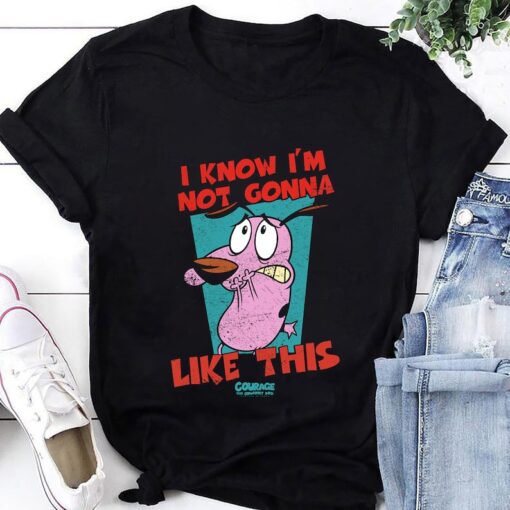 Cartoon Network Courage The Cowardly Dog Funny T-Shirt, Courage The Cowardly Dog Shirt Fan Gift, Courage Shirt