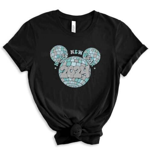 New Years Disney Shirt | Happy New Years 2024 | Retro Disney Disco New Years Shirt | Disneyworld New Years