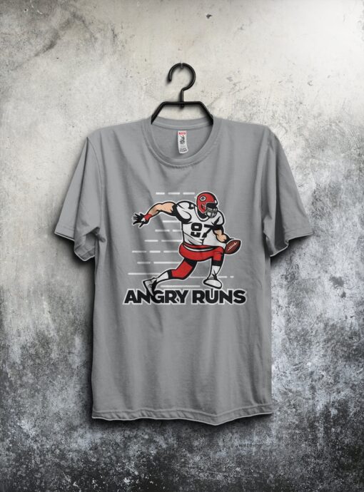 Angry Runs T-Shirt, Football Inner Scepter 2023 Tour, Football shirt, Angry Runs Shirt, Kyle Brandt Shirt, Football 2023