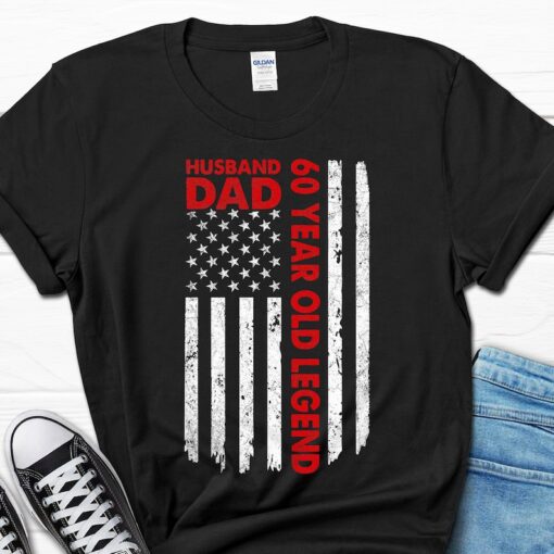 Husband Dad 60 Year Old Legend Gift For Him, 60th Birthday Men's Shirt, Born in 1963 T-Shirt For Men