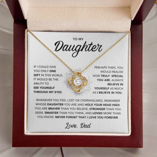 My Daughter, Gift From Dad, Daughter Necklace, Gift for Daughter from Dad, Father Daughter Necklace