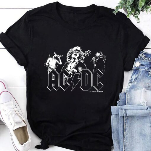 AC/DC Let There Be Rock T-Shirt, ACDC Shirt Fan Gifts, Acdc Graphic Tee, Acdc Vintage Shirt, Acdc Band Shirt