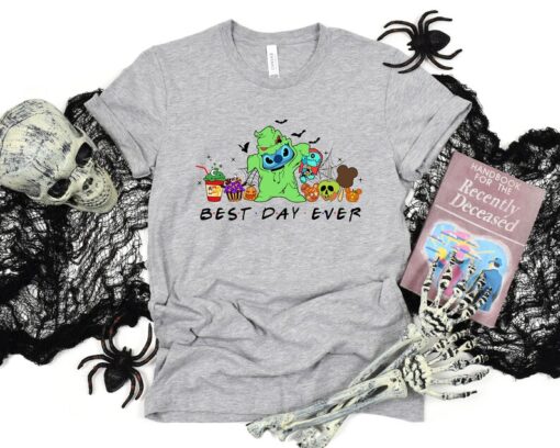 Disney Stitch Best Day Ever Halloween Shirt, Halloween Stitch Oogie Boogie Halloween Shirt Sweatshirt Hoodie