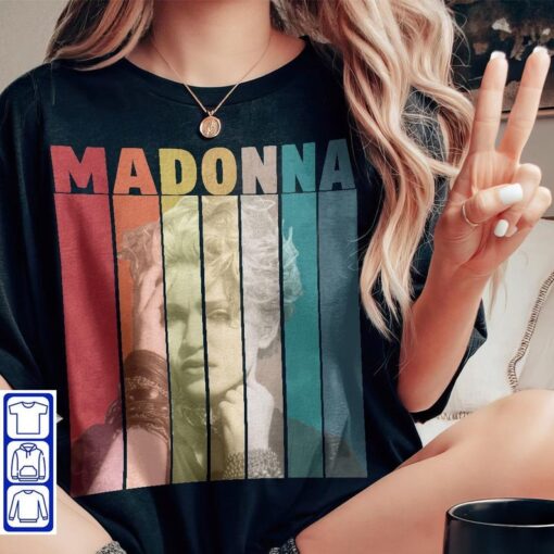 Madonna Retro Vintage T-Shirt, Madonna Shirt, Music Shirt, Gift Tee For You And Your Friends