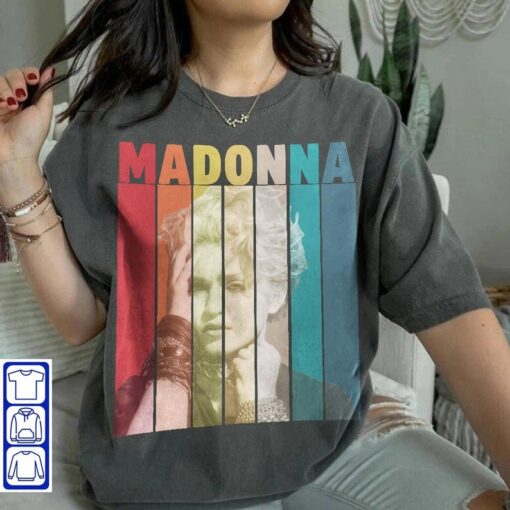 Madonna Retro Vintage T-Shirt, Madonna Shirt, Music Shirt, Gift Tee For You And Your Friends