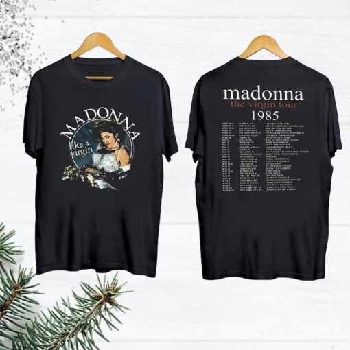 Madonna Like A Virgin T-Shirt, Madonna The Virgin Tour 1985 Shirt, Madonna Shirt Fan Gifts, Madonna Vintage Shirt