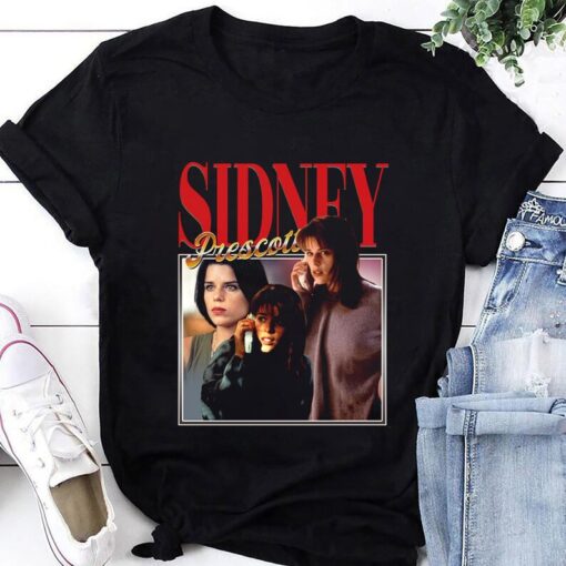 Sidney Prescott SCREAM T-Shirt, Sidney Prescott Shirt, Neve Campbell Scary Movie Shirt, Ghostface Scream Shirt