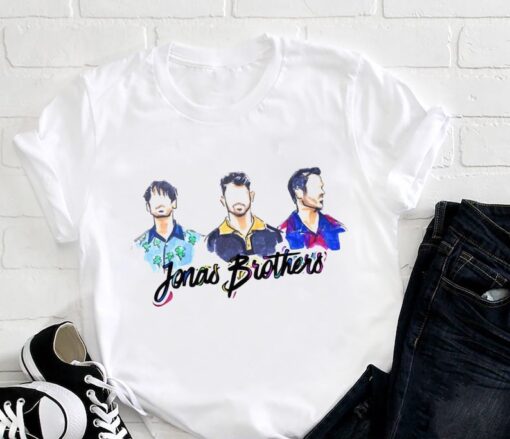 Jonas Brothers Vintage T-Shirt, Jonas Brothers Shirt Fan Gifts, Jonas Brothers Five Albums One Night Shirt