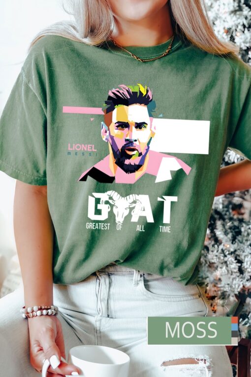 Greatest Of All Time Shirt - Goat Messi Shirt - Cool Messi Shirt - Lionel Shirt - Miami Lover Shirt - Gift For Messi