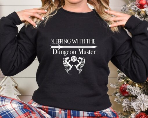 Sleeping with the Dungeon Master, Game Shirt, D&D Shirt, DandD Role Playing, Family Game Night, Dungeons and Dragons