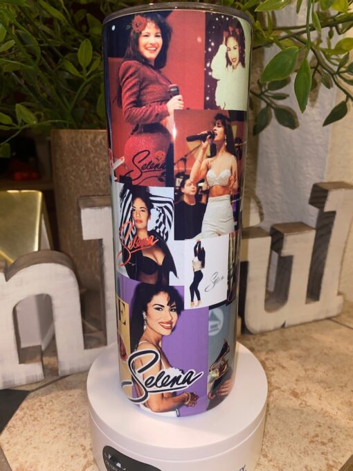 Selena Quintanilla Tumbler | Sublimation 20oz tumbler | Anything for Selenas | Selena Cup | Biddi Biddi Bom Bom