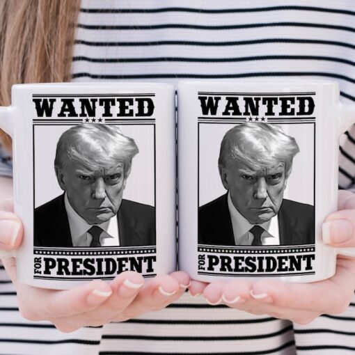 Trump Mugshot Wanted Mug, Never Surrender Mug, My favorite Mug Shot, Funny Trump Gift, Wanted For President