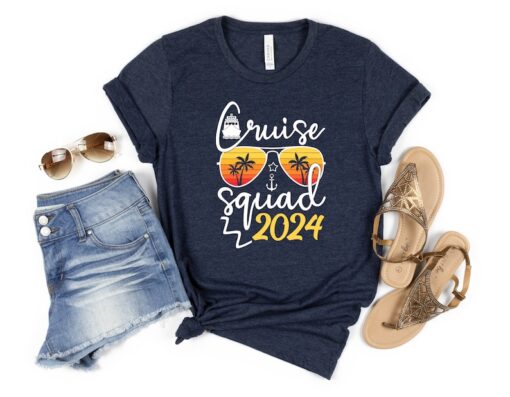 Custom Cruise Squad 2024 Shirt, Family Matching Vacation Shirts, Cruise Squad 2024 Shirt, Cruise Squad Shirts