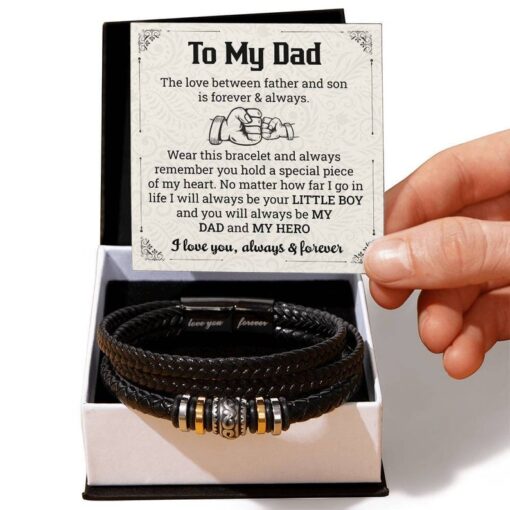 To My Dad Bracelet, Gifts For Dad, Gift From Son, Son To Dad Gift, Papa Gift, Sentimental Gift For Father