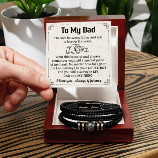 To My Dad Bracelet, Gifts For Dad, Gift From Son, Son To Dad Gift, Papa Gift, Sentimental Gift For Father