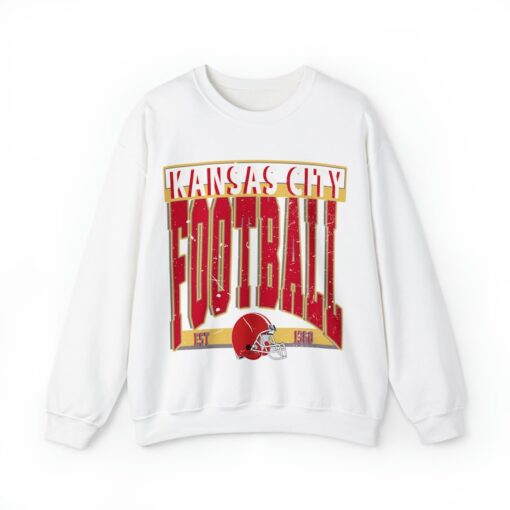 Vintage Kansas City Football Sweatshirt Football sweatshirts, Kansas City sweatshirts, football crewnecks