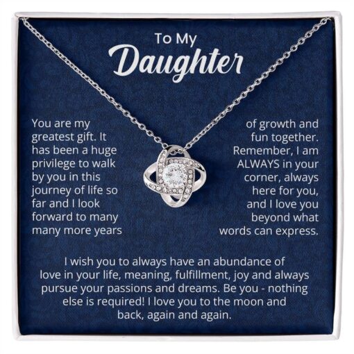 To My Daughter Necklace, Gift For Daughter From Dad, Mother Daughter Gifts, Father Daughter Necklace, Gift For Daughter